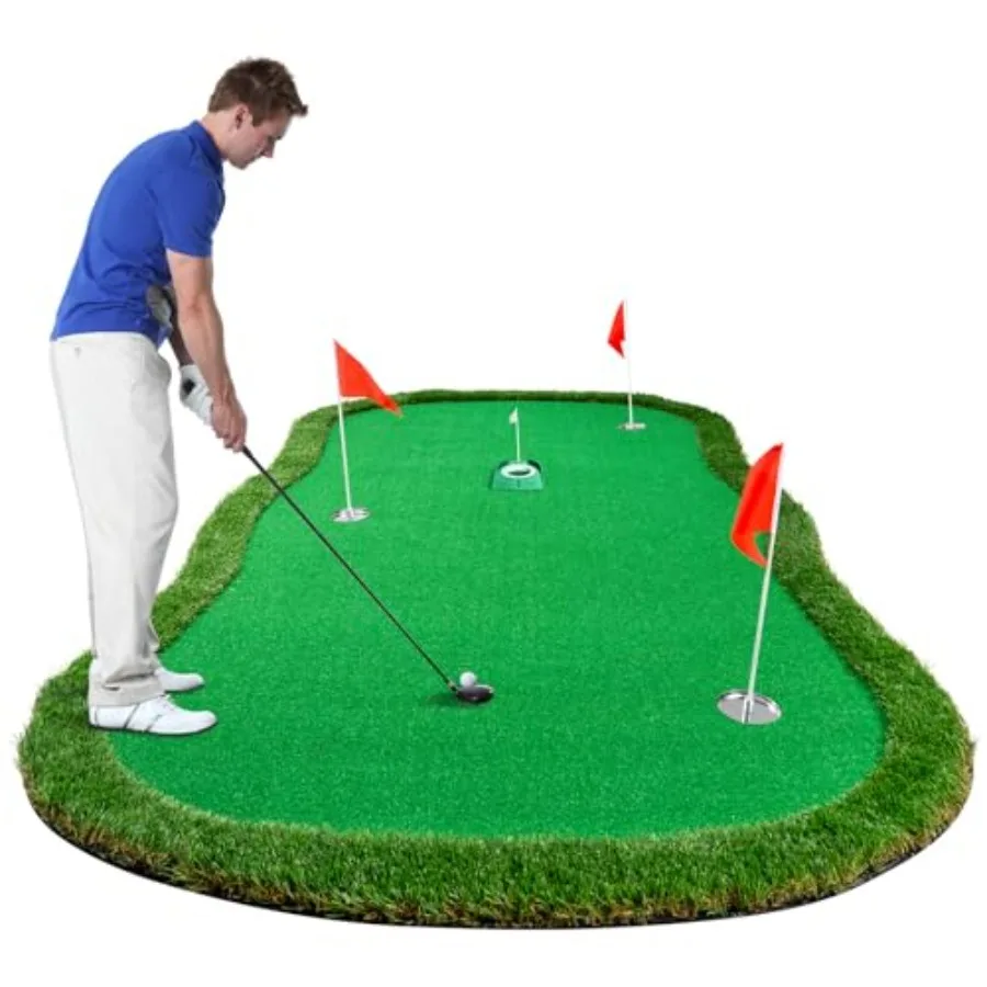 Golf Putting Green, 5x10ft Thickening Professional Large Golf Putting Mat with Realistic Turf for Indoor and Outdoor, Golf Game
Golf Putting Green, 5x10ft Thickening Professional Large Golf Putting Mat with Realistic Turf for Indoor and Outdoor, Golf Game