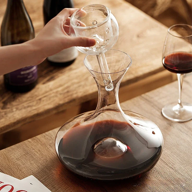 Quick Decanter Oxygen Enriched Red Wine Decanter Household Creative Wine Sharing Pot Light Luxury Crystal Glass Wine Accessories
Quick Decanter Oxygen Enriched Red Wine Decanter Household Creative Wine Sharing Pot Light Luxury Crystal Glass Wine Accessories