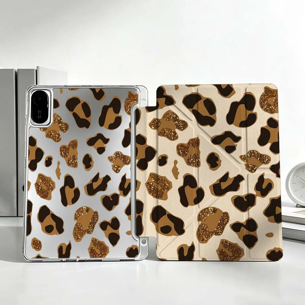 Stylish Glittery Leopard Print For Xiaomi Mi Pad 8 7 6 5 Pro Redmi Pad SE 2 Poco Pad Foldable 3Y Tablet Case Soft
Stylish Glittery Leopard Print For Xiaomi Mi Pad 8 7 6 5 Pro Redmi Pad SE 2 Poco Pad Foldable 3Y Tablet Case Soft
