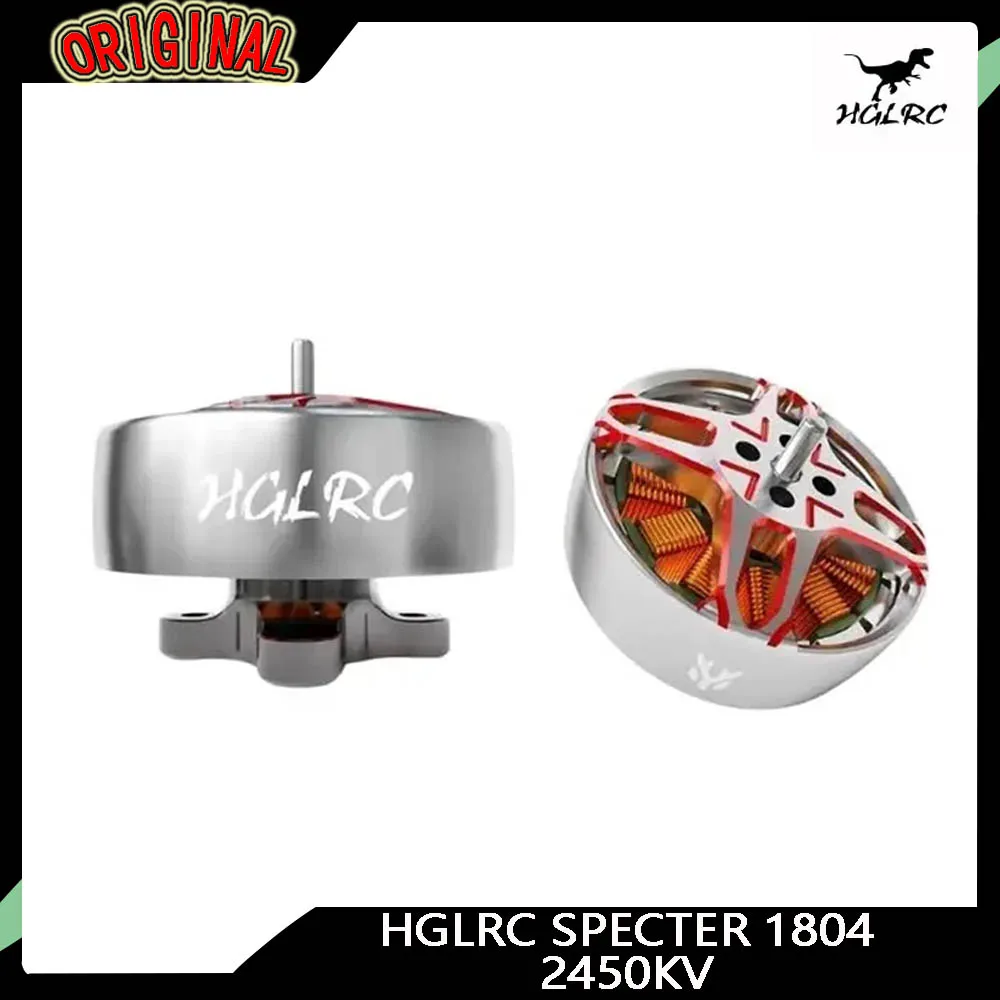 HGLRC SPECTER 1804 Бесщеточный двигатель 2450 кВ — 4-6S LiPo, опора 5-6 дюймов для дронов для фристайла FPV DIY
HGLRC SPECTER 1804 Бесщеточный двигатель 2450 кВ — 4-6S LiPo, опора 5-6 дюймов для дронов для фристайла FPV DIY