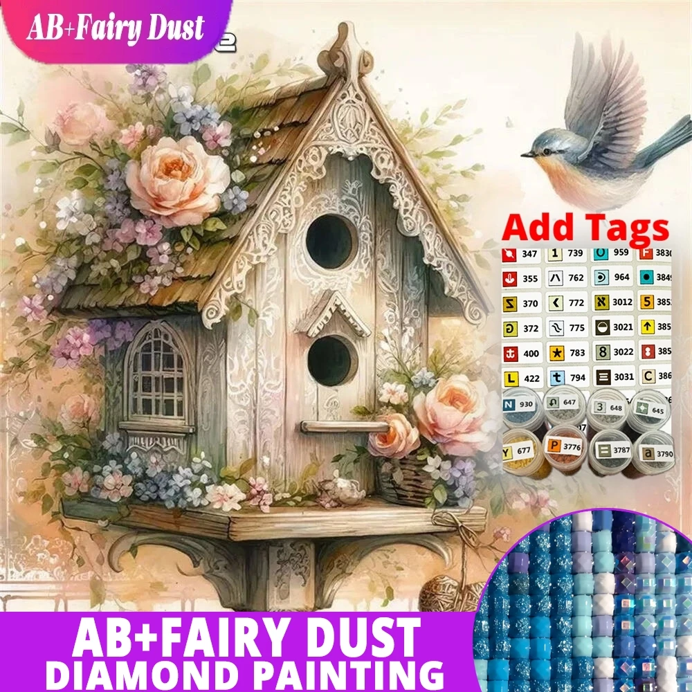 AB сказочная пыль птичий домик Алмазная вышивка цветок DIY живопись пейзажный узор для взрослых начинающих мозаика ручной работы хобби
AB сказочная пыль птичий домик Алмазная вышивка цветок DIY живопись пейзажный узор для взрослых начинающих мозаика ручной работы хобби