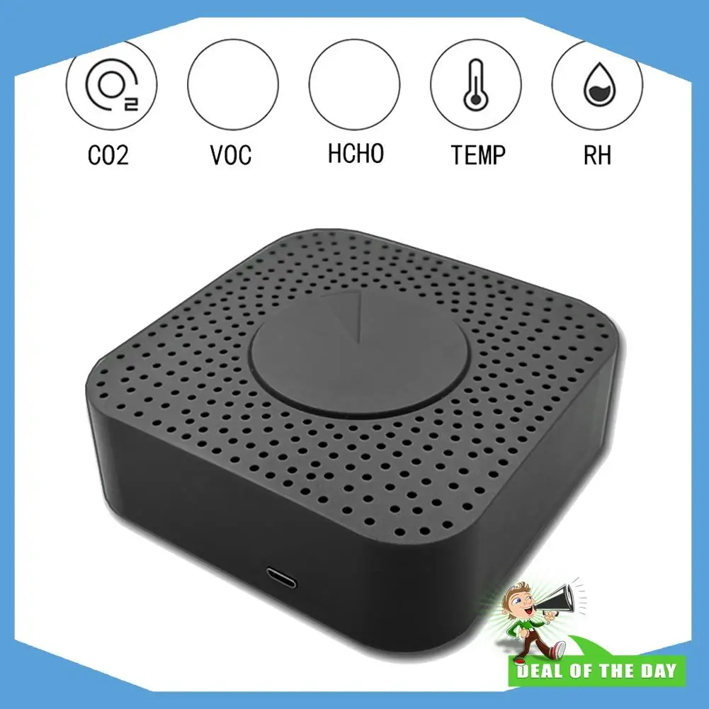 24-Hour Delivery Tuya Zigbee Smart Air Quality Monitor CO2 Meter Carbon Dioxide Detector Voc Formaldehyde Auto Alarm
24-Hour Delivery Tuya Zigbee Smart Air Quality Monitor CO2 Meter Carbon Dioxide Detector Voc Formaldehyde Auto Alarm