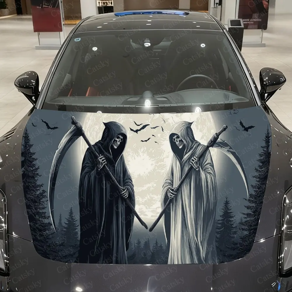 Black & White Nether & Full Moon Forest Car Vinyl Wrap, PVC Waterproof Car Hood Sticker, Self-Adhesive Scratch-Resistant Sticker
Black & White Nether & Full Moon Forest Car Vinyl Wrap, PVC Waterproof Car Hood Sticker, Self-Adhesive Scratch-Resistant Sticker