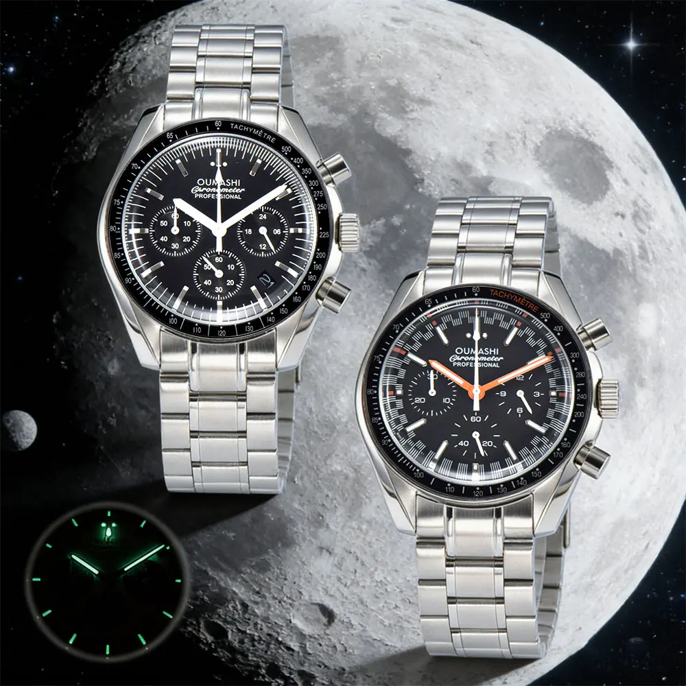 40mm Moons Men's Watch VK63 movement watch for Man Fashion Watch Waterproof Chronograph AR Sapphire Glass Men's Watch
40mm Moons Men's Watch VK63 movement watch for Man Fashion Watch Waterproof Chronograph AR Sapphire Glass Men's Watch