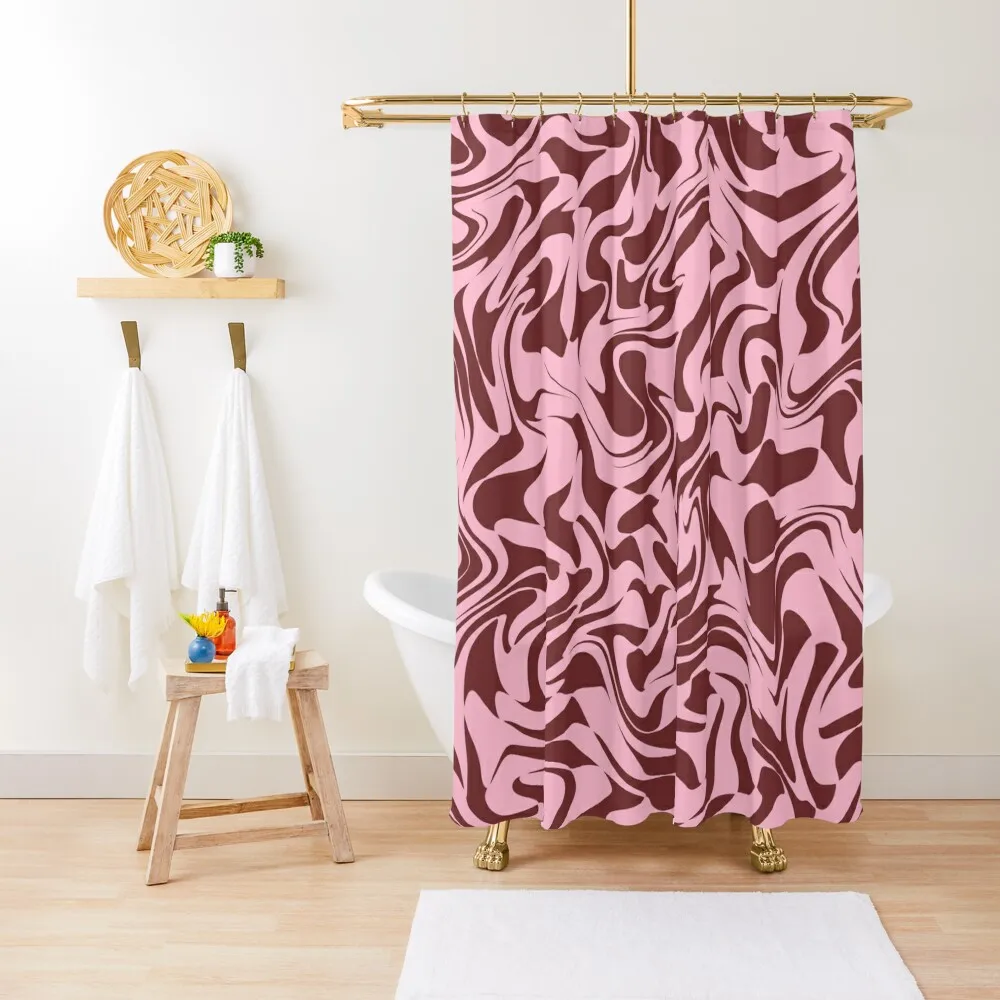 Pink and brown swirl print Shower Curtain Shower Set For Bathroom Anime Shower Bathroom Decor Curtain
Pink and brown swirl print Shower Curtain Shower Set For Bathroom Anime Shower Bathroom Decor Curtain