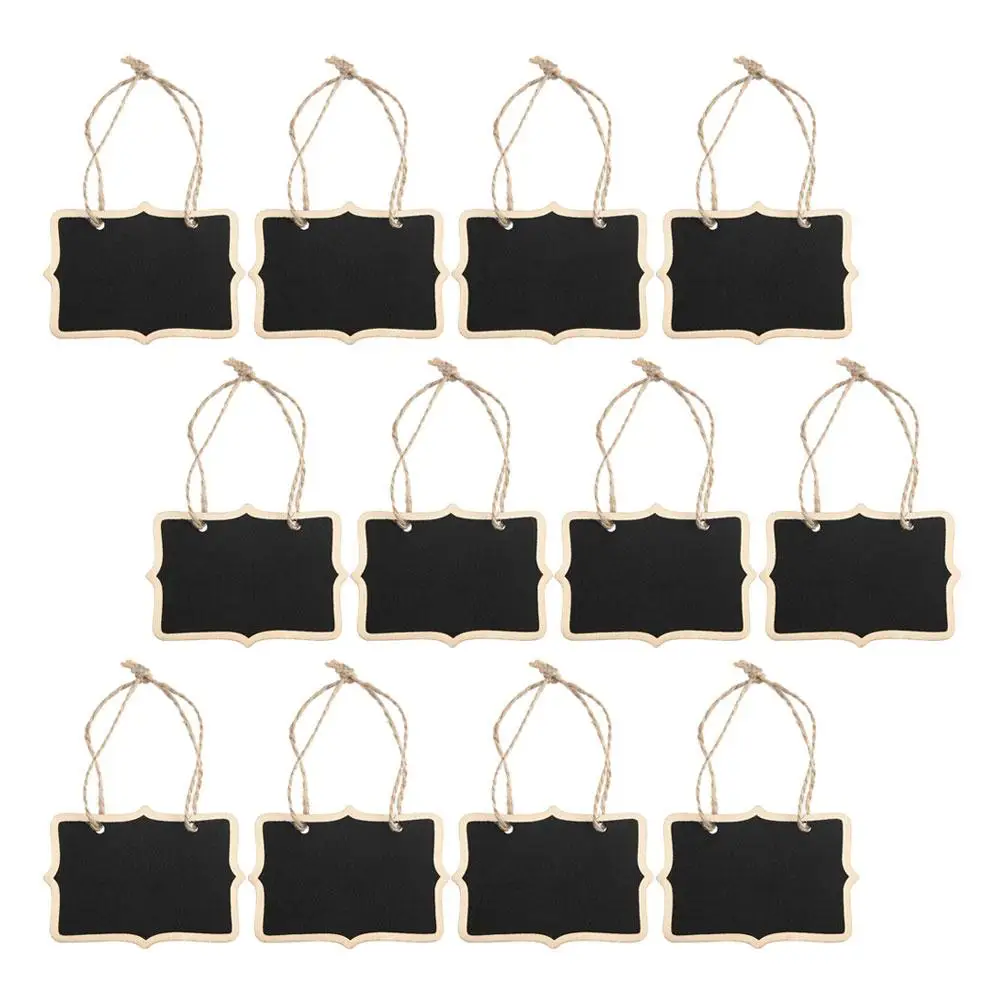 12 Pcs Mini Wooden Blackboard Kids Double sided Hanging Decor Reusable Chalkboard Smooth Surface DIY Numbers Signage Small
12 Pcs Mini Wooden Blackboard Kids Double sided Hanging Decor Reusable Chalkboard Smooth Surface DIY Numbers Signage Small