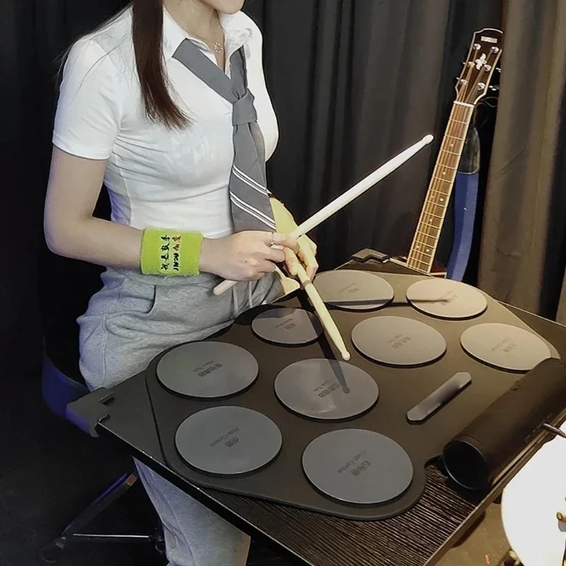 Hand Roll Electronic Drum Household Electric Frame Drum Adult Practice Artifact Children Beginner Portable Hitting Boardtool
Hand Roll Electronic Drum Household Electric Frame Drum Adult Practice Artifact Children Beginner Portable Hitting Boardtool