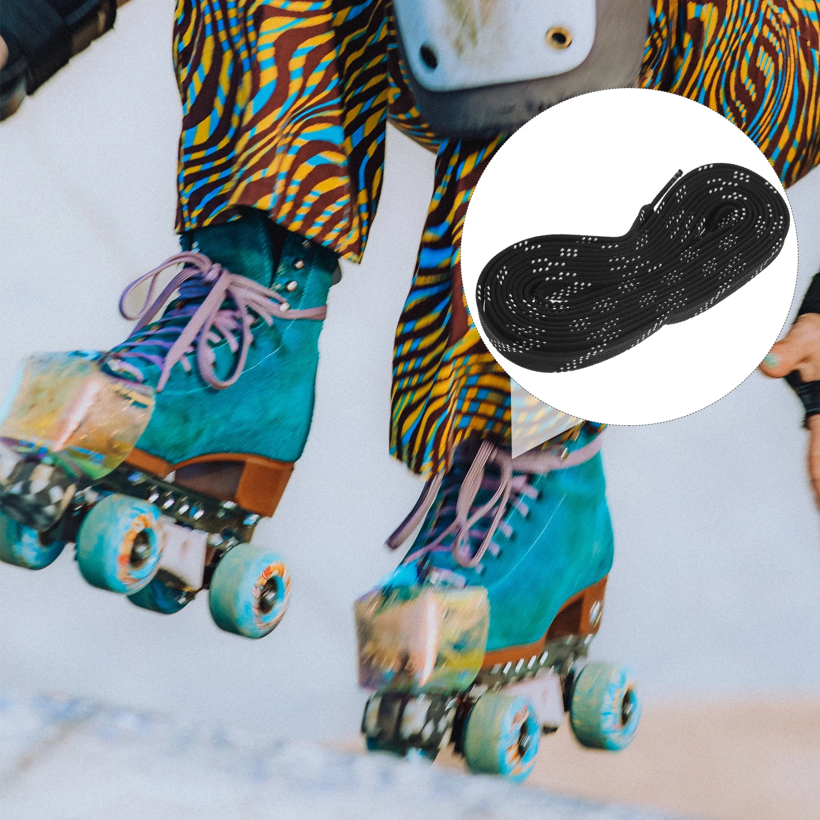 Roller Skates Shoelace Durable High-Strength Hockey Lace Stylish Ice Skates Lace for Ice Hockey and Roller Sports 
Roller Skates Shoelace Durable High-Strength Hockey Lace Stylish Ice Skates Lace for Ice Hockey and Roller Sports