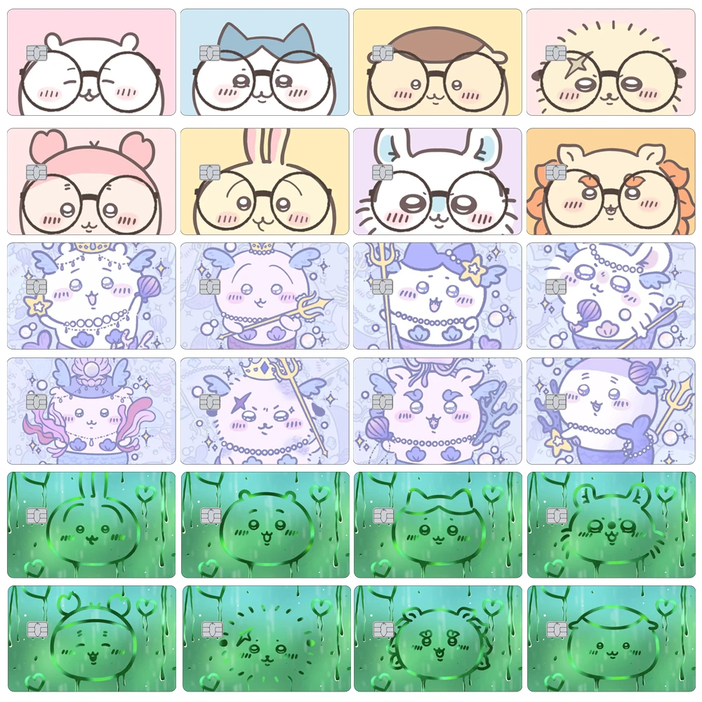 Cute Mermaid Usagi Hachiware Credit Card Skin Sticker Kawaii Matte Stickers Suitable for VISA Bank Cards and IC Magnetic Cards
Cute Mermaid Usagi Hachiware Credit Card Skin Sticker Kawaii Matte Stickers Suitable for VISA Bank Cards and IC Magnetic Cards