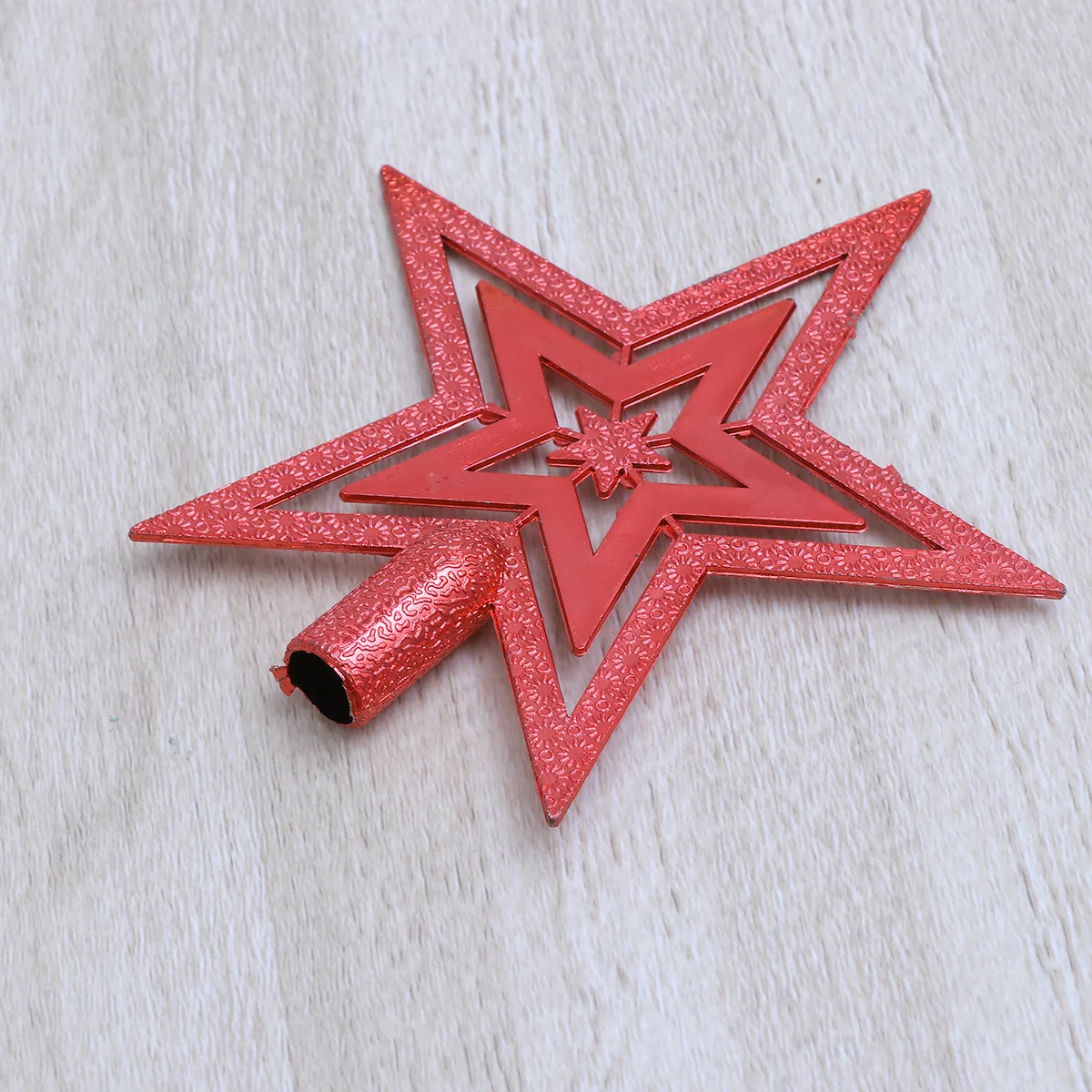15Cm Star Tree Topper Christmas Decoration Lovely Bright Red Treetop Ornament for Holiday Festival Xmas Decor Star Treetop
15Cm Star Tree Topper Christmas Decoration Lovely Bright Red Treetop Ornament for Holiday Festival Xmas Decor Star Treetop