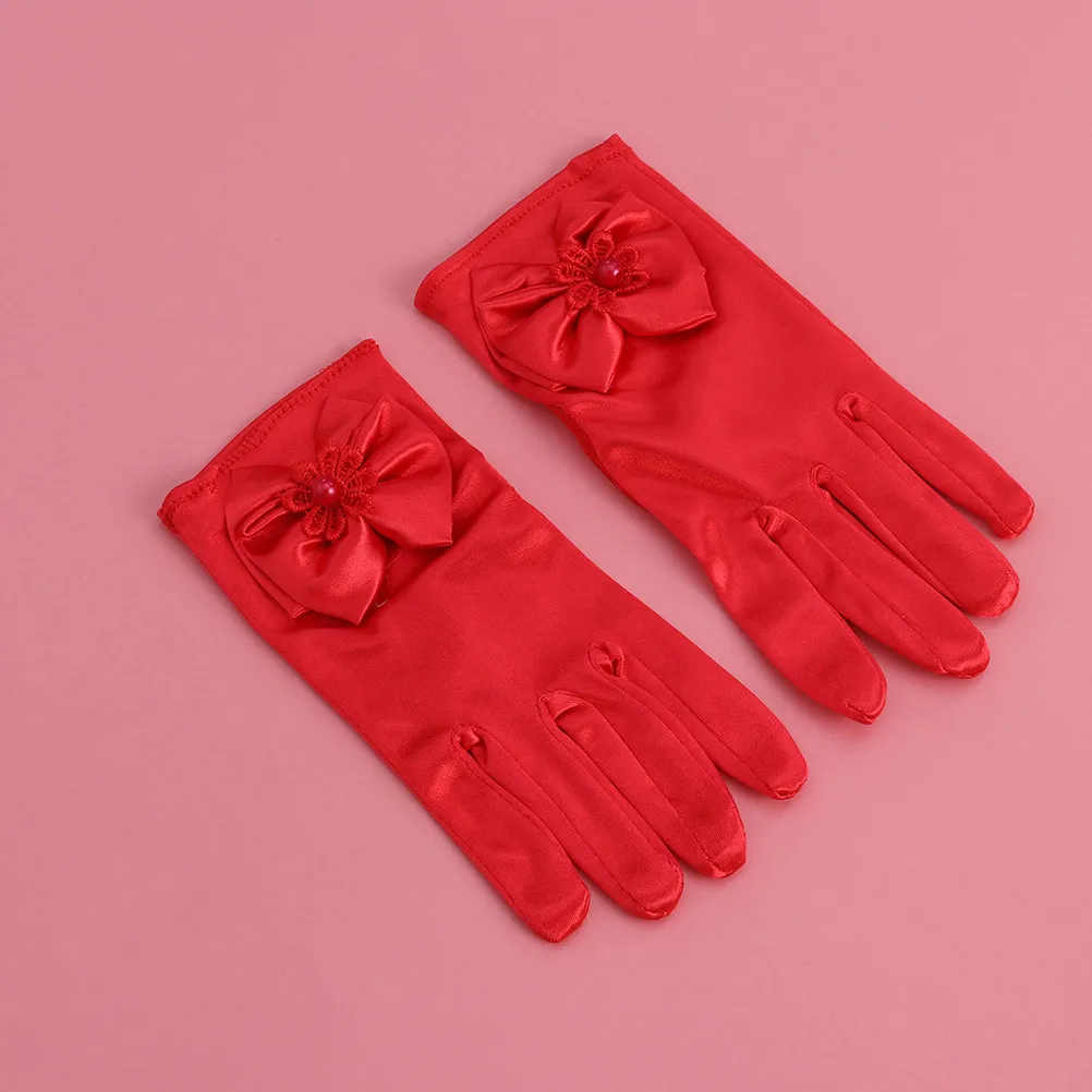2Pairs Princess Short Dress Gloves Bowknot Stylish Gloves for Women Bridal Wedding Party Performance Formal Accessories
2Pairs Princess Short Dress Gloves Bowknot Stylish Gloves for Women Bridal Wedding Party Performance Formal Accessories