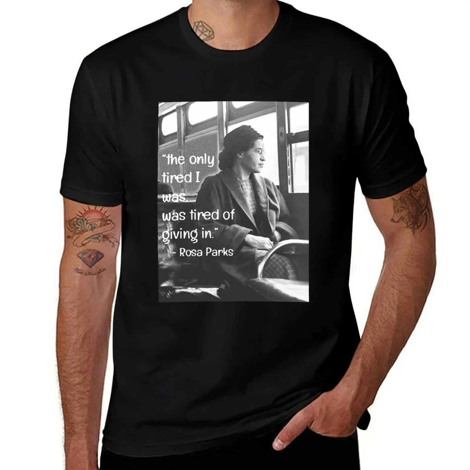 Rosa Parks Civil Rights Píónéér T-Shirt customs cute tops Anime t-shirt plus size tops T-shirt men
Rosa Parks Civil Rights Píónéér T-Shirt customs cute tops Anime t-shirt plus size tops T-shirt men