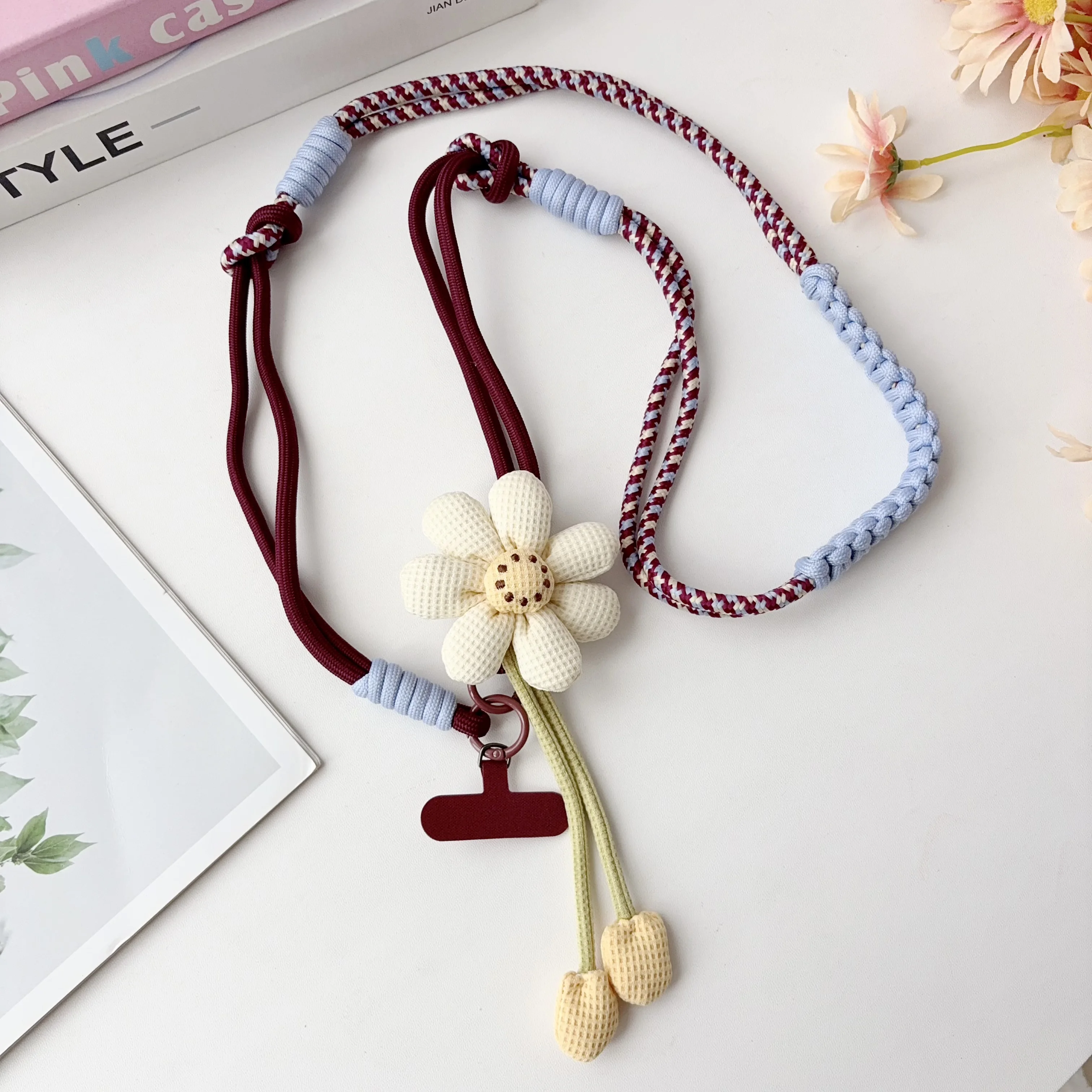 Creative Cartoon Flower Phone Lanyard,Universal Crossbody Long Rope Stylish Decorative Pendant Accessory For Daily Outdoor Use
Creative Cartoon Flower Phone Lanyard,Universal Crossbody Long Rope Stylish Decorative Pendant Accessory For Daily Outdoor Use