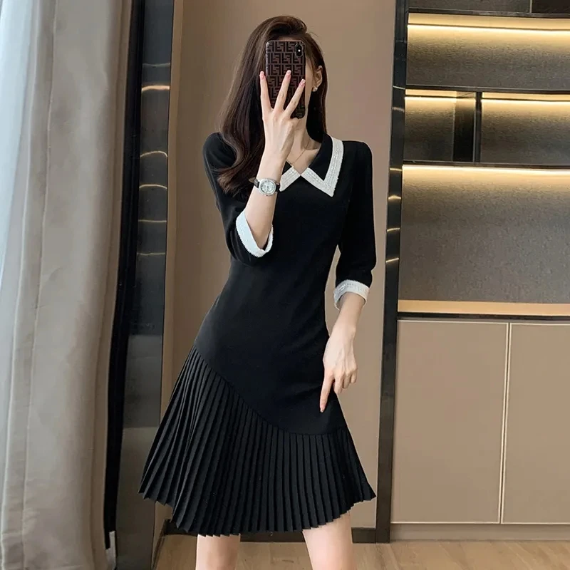 Summer black Chiffon Long Dress Doll collar Casual Party Dress Elegant Short Sleeve Fairy Dresses for Women Sweet Clothing
Summer black Chiffon Long Dress Doll collar Casual Party Dress Elegant Short Sleeve Fairy Dresses for Women Sweet Clothing