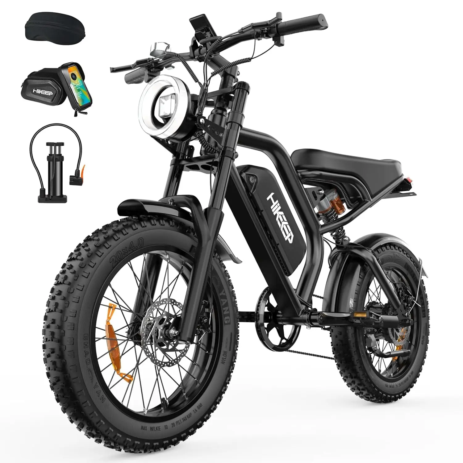 Electric Dirt Bike for Adults - Peak 1500W/3000W Electric Bikes, 48V/52V 15.6Ah/25Ah/40Ah, 50-100 Mile Range(PAS, Customized
Electric Dirt Bike for Adults - Peak 1500W/3000W Electric Bikes, 48V/52V 15.6Ah/25Ah/40Ah, 50-100 Mile Range(PAS, Customized
