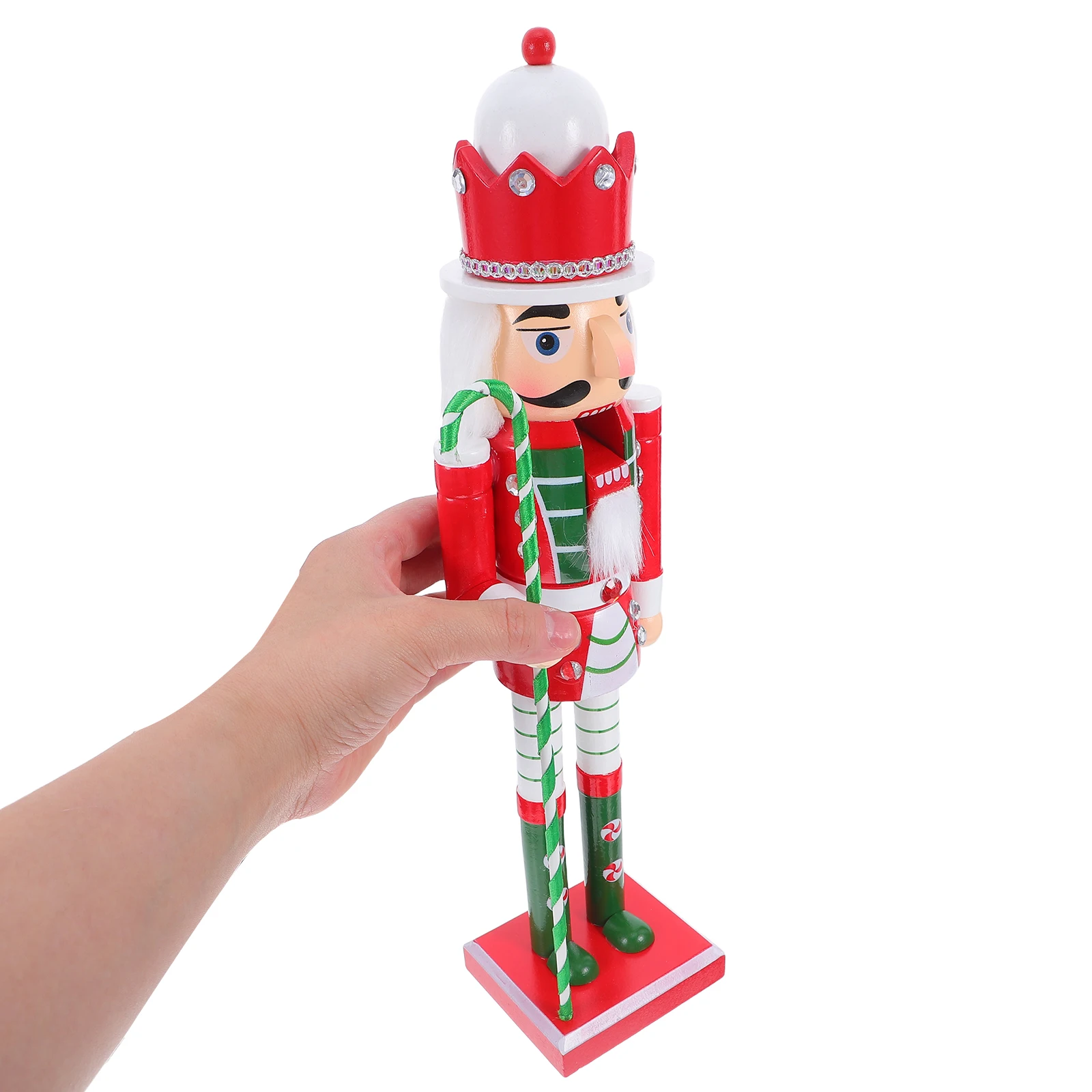 Wooden Nutcracker Soldier Puppet Christmas Decoration Figure Ornaments Craft Gifts Collectibles Durability Smooth
Wooden Nutcracker Soldier Puppet Christmas Decoration Figure Ornaments Craft Gifts Collectibles Durability Smooth