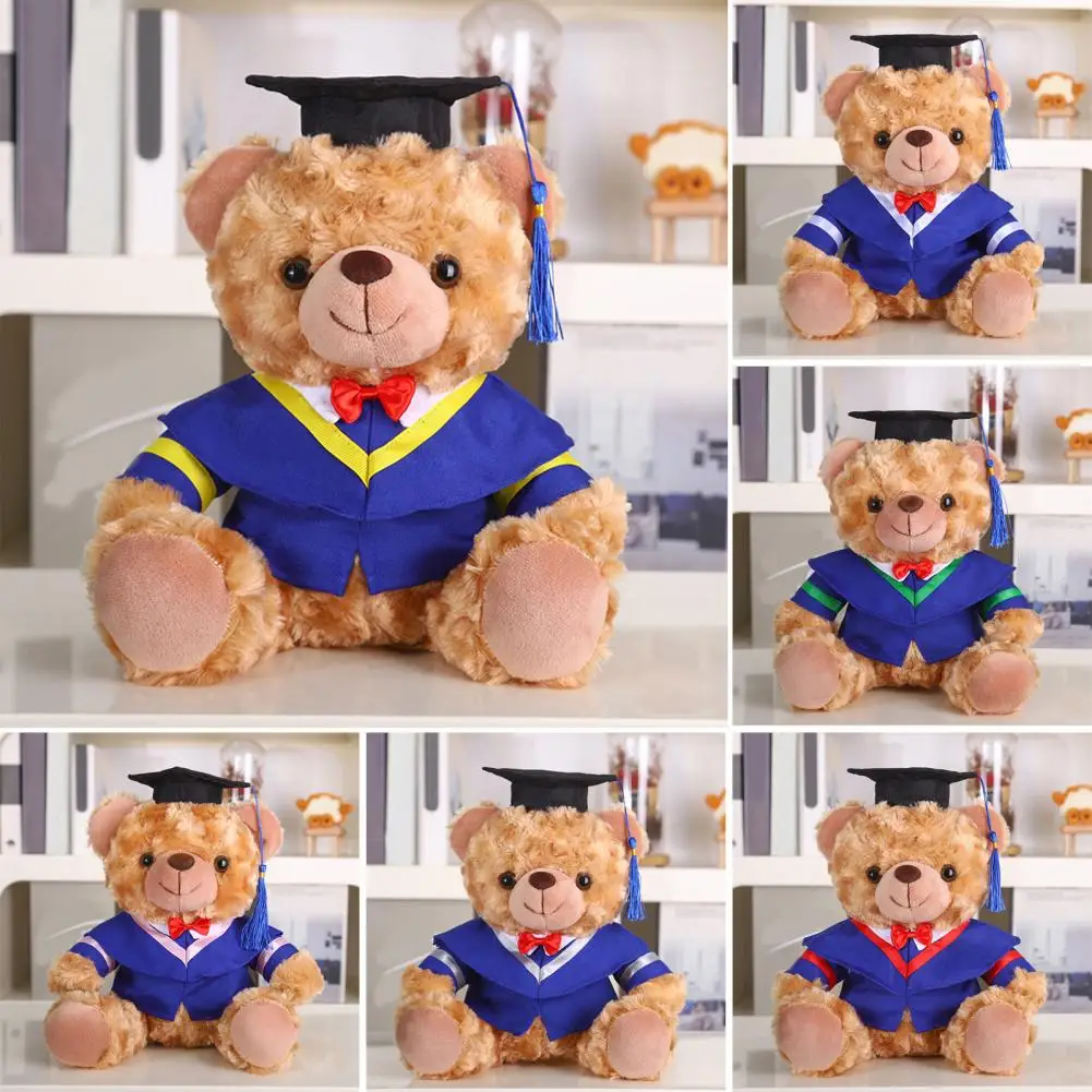 Graduation Plush Bear with Gown Cap Tassel Cute Brown Graduate Gifts Stuffed Animal Doll Graduation Souvenir Gifts
Graduation Plush Bear with Gown Cap Tassel Cute Brown Graduate Gifts Stuffed Animal Doll Graduation Souvenir Gifts