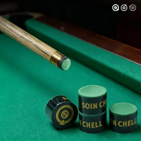 High quality No-slip Billiard Chalks Blue/Green Pool Cue Stick Chalk Snooker Easy Powder Billiard Chalk Pool Accessories