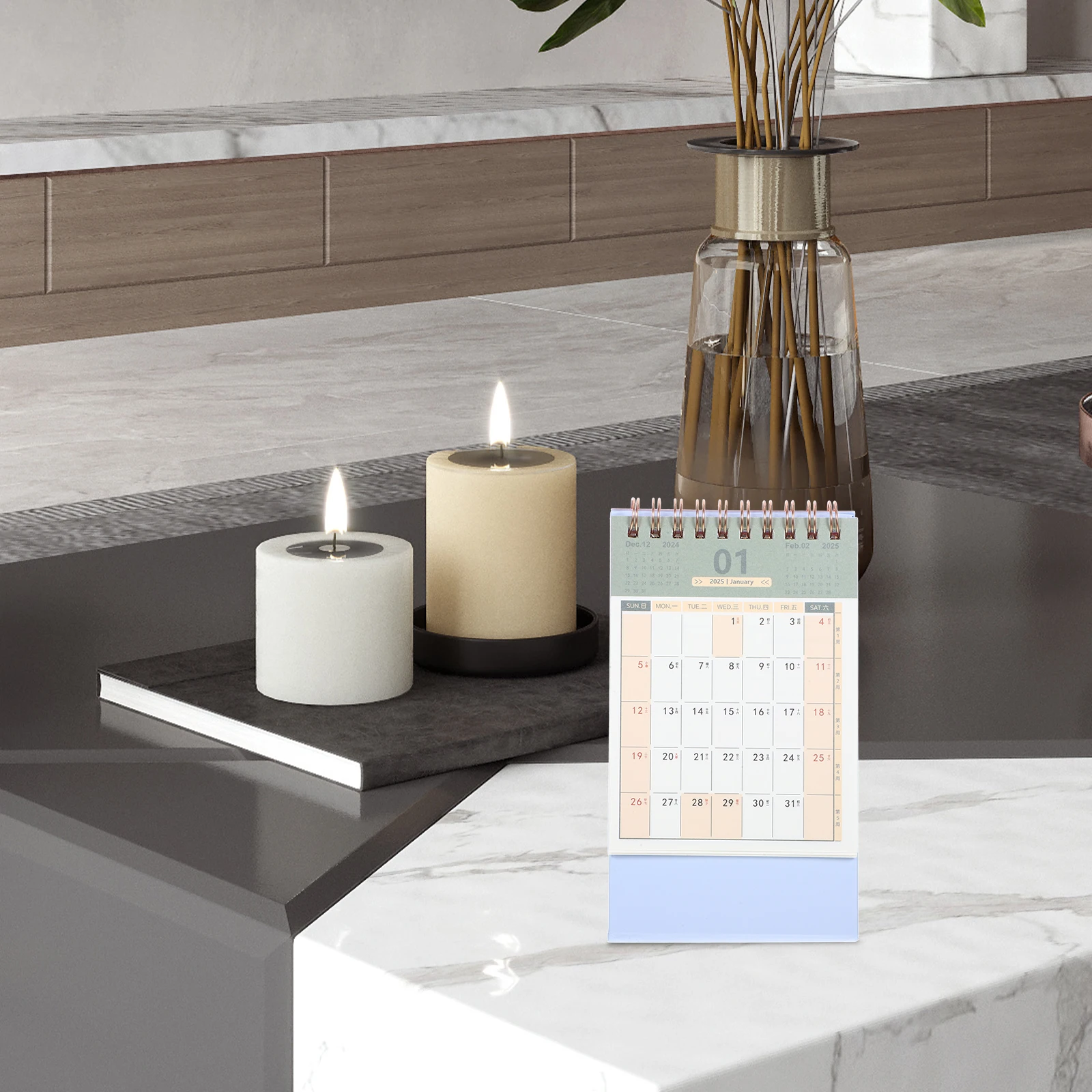 Simple Calendar 2025 Desk Monthly Notebook Stand Cute Small Portable Daily Use Office Home Decorative Table Top
Simple Calendar 2025 Desk Monthly Notebook Stand Cute Small Portable Daily Use Office Home Decorative Table Top