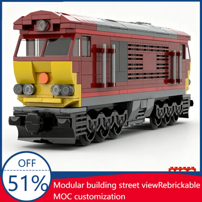 473pcs Railway Transportation Class 66 Freight Locomotive Train Model Custom Build Blocks Creative Educational Assembly Toy Gift
473pcs Railway Transportation Class 66 Freight Locomotive Train Model Custom Build Blocks Creative Educational Assembly Toy Gift