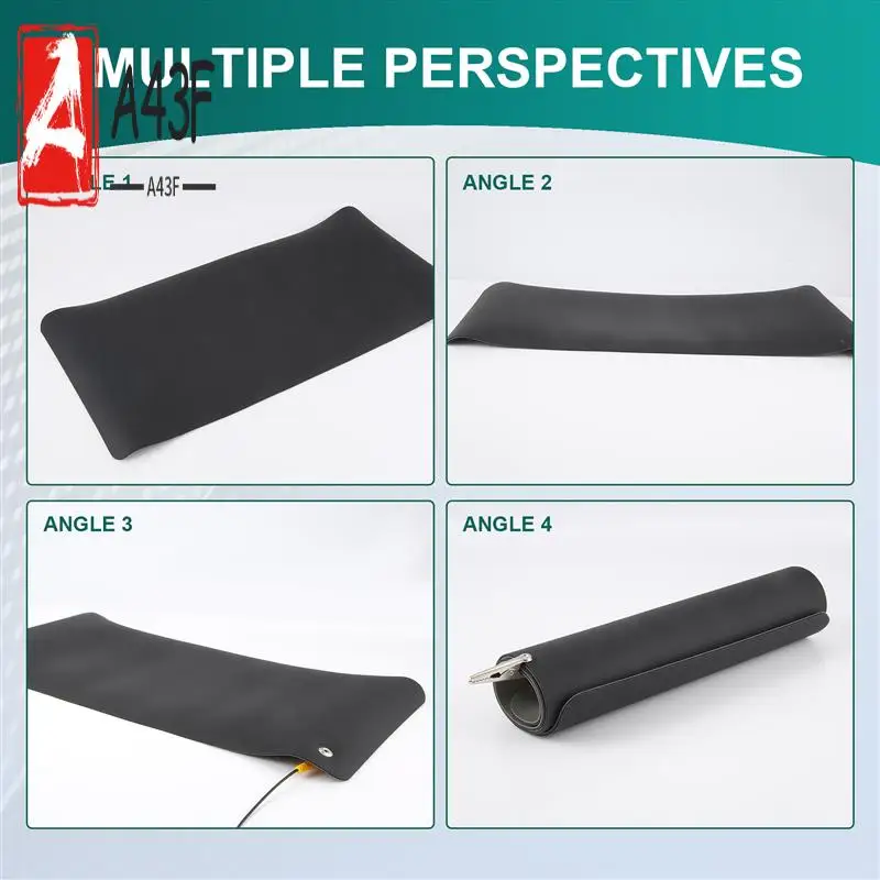 A43F-Антистатический коврик + наземный провод для ремонта мобильных компьютеров, антистатическое одеяло, ESD-коврик
A43F-Антистатический коврик + наземный провод для ремонта мобильных компьютеров, антистатическое одеяло, ESD-коврик