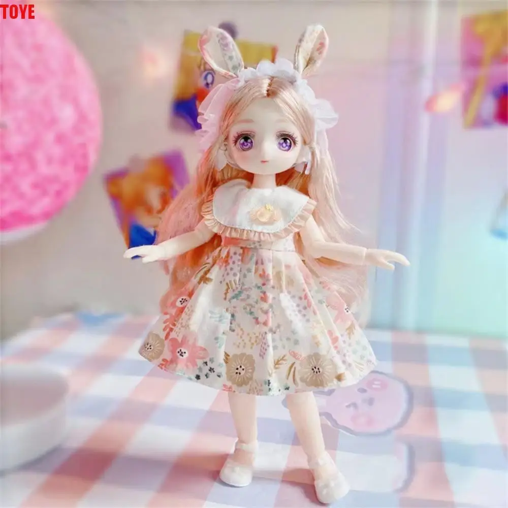 with Clothes BJD Doll with Clothes 3D Eyes Dress Up Simulated Eye Hinge Doll DIY Simulated Eye Removable Joints Doll
with Clothes BJD Doll with Clothes 3D Eyes Dress Up Simulated Eye Hinge Doll DIY Simulated Eye Removable Joints Doll