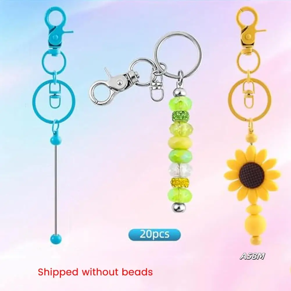 20Pcs Beadable Keychains Bars,Diy Multicolor Blank Beadable Keychains-Keychain Bars For Beaded Keychain Making Kit
20Pcs Beadable Keychains Bars,Diy Multicolor Blank Beadable Keychains-Keychain Bars For Beaded Keychain Making Kit