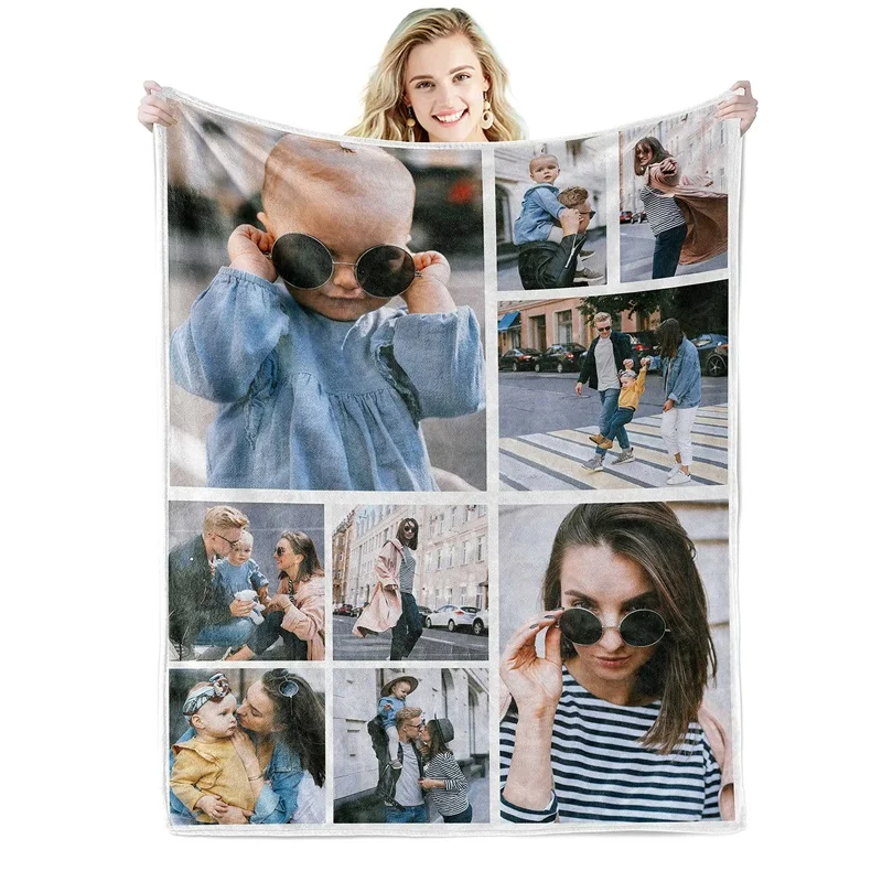 1Pc Custom Blanket with Photo Text, Personalized Blanket Custom Throw Blanket, Custom Gift Blanket for Family, Friends
1Pc Custom Blanket with Photo Text, Personalized Blanket Custom Throw Blanket, Custom Gift Blanket for Family, Friends