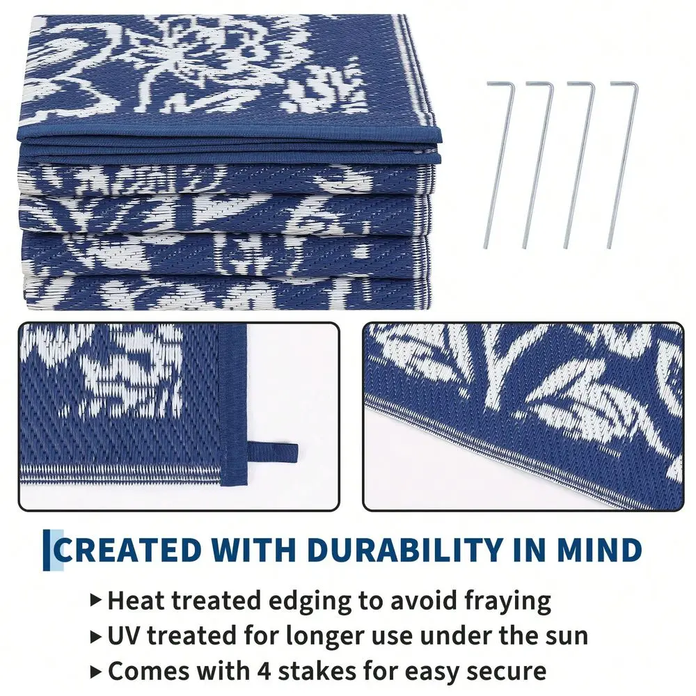 Modern Geometric Floral Bordered Outdoor Area Rug For Balcony Pool RV Waterproof Reversible Mat Palm Vintage Straw Plastic Camp
Modern Geometric Floral Bordered Outdoor Area Rug For Balcony Pool RV Waterproof Reversible Mat Palm Vintage Straw Plastic Camp