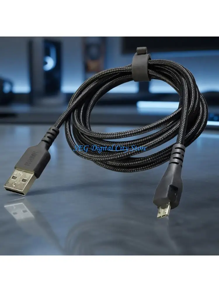 U75B MicroUSB to USB A Cable Gaming Mouse Data Line for Rival 600/650 Replacement Mouse Wire