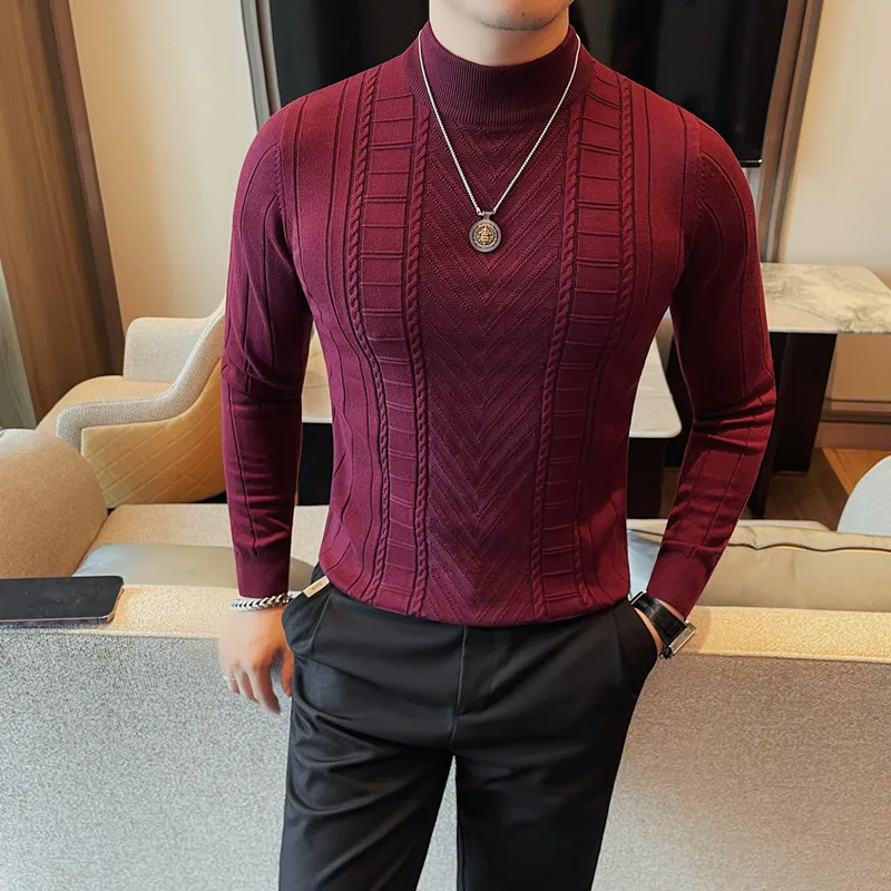 Sueter Para Hombre Autumn Winter New Sweater Mens Clothing Korean Slim Fit Casual Knitted Pullovers Men's Sweaters Big Size 4XL
Sueter Para Hombre Autumn Winter New Sweater Mens Clothing Korean Slim Fit Casual Knitted Pullovers Men's Sweaters Big Size 4XL