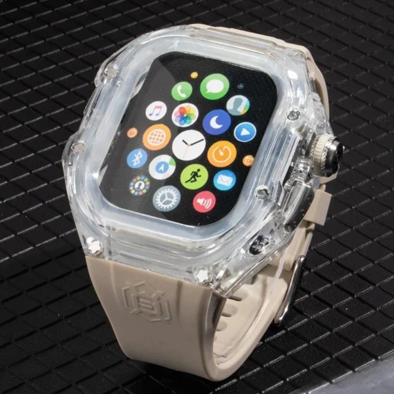 For Apple iWatch Ultra-Ultra 2 49mm Protection Kit IP54 Waterproof Watch Case Silicone Wristband Dust and Drop Resistant Case
For Apple iWatch Ultra-Ultra 2 49mm Protection Kit IP54 Waterproof Watch Case Silicone Wristband Dust and Drop Resistant Case