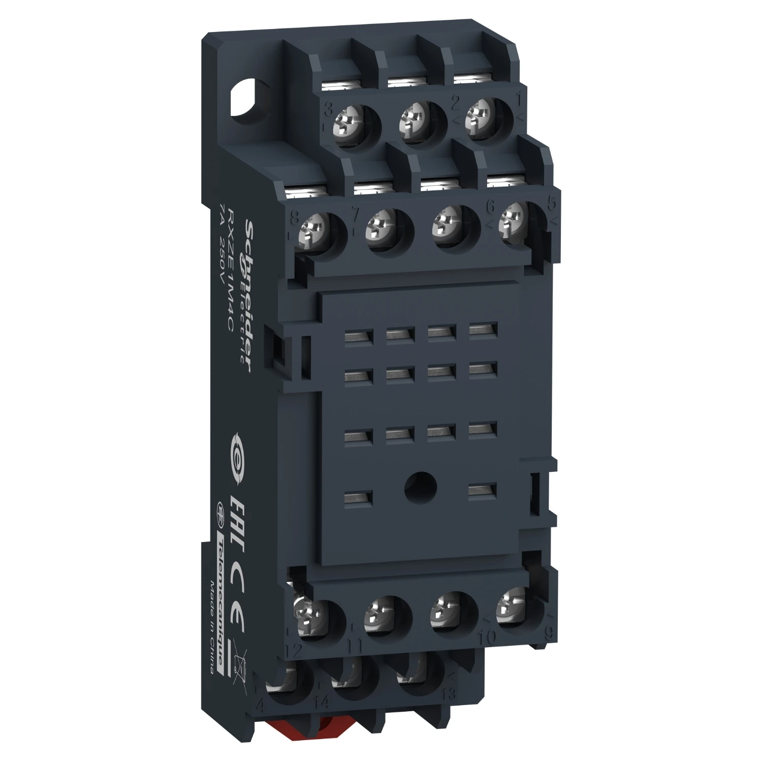 RXZE1M4C Socket RXZ -mixed contact - 7 A - 250 V - screw clamp - for relay RXM2.., RXM4..
RXZE1M4C Socket RXZ -mixed contact - 7 A - 250 V - screw clamp - for relay RXM2.., RXM4..