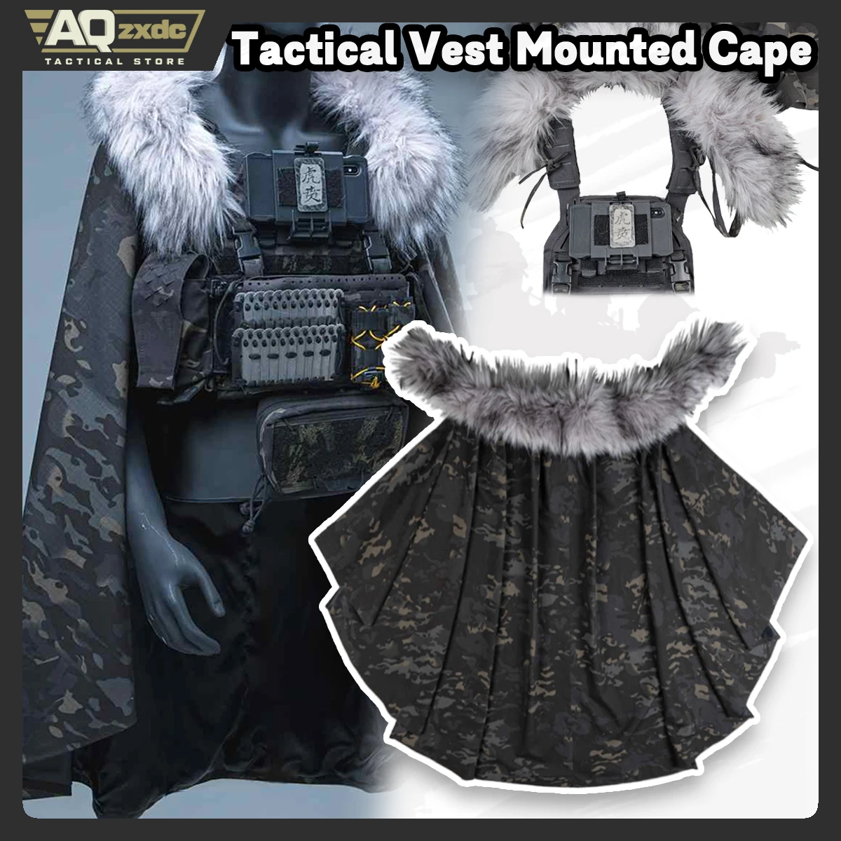 National Style Tactical Vest Mounted Cloak Cape Tactical Shirt Training Coat Cape Chinese Style Flying Fish Suit Hunting Cloak
National Style Tactical Vest Mounted Cloak Cape Tactical Shirt Training Coat Cape Chinese Style Flying Fish Suit Hunting Cloak