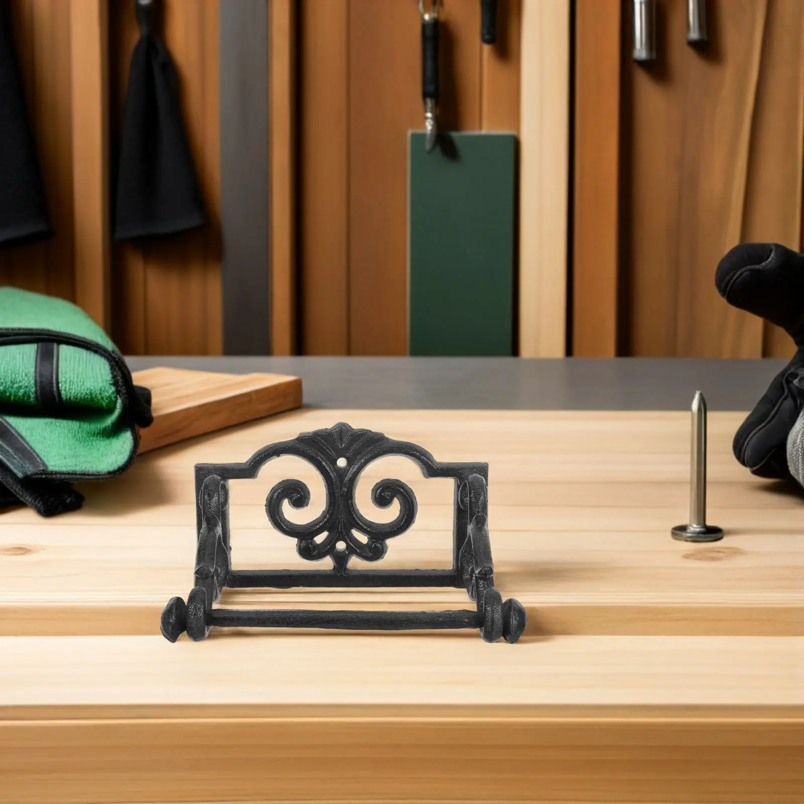 Cast Iron Paper Towel Holder Vintage Wall Mount Farmhouse Napkin Rack Bathroom Tissue Dispenser Wrought Iron Towel Bar Key
Cast Iron Paper Towel Holder Vintage Wall Mount Farmhouse Napkin Rack Bathroom Tissue Dispenser Wrought Iron Towel Bar Key