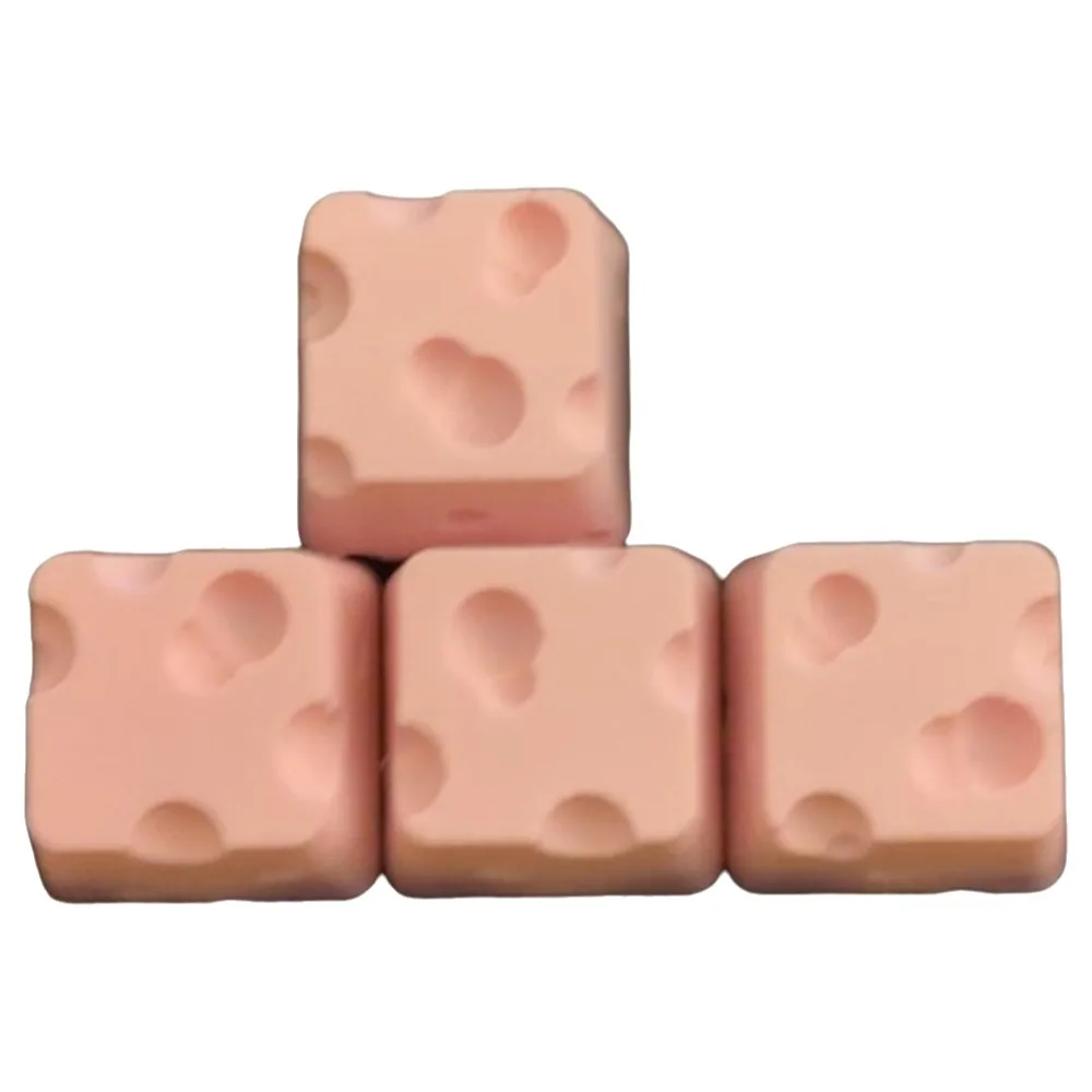 4pcs 3D Printing Chesse Cake Keycap Universal Food Shaped Cheese Artisan Keycap Funny Creative Design
4pcs 3D Printing Chesse Cake Keycap Universal Food Shaped Cheese Artisan Keycap Funny Creative Design
