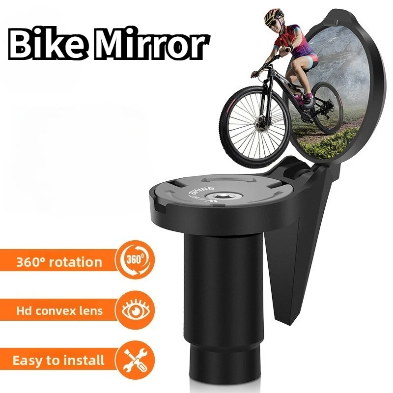 Bike Mirror Handlebar Rear View Mirror - Shatterproof Convex Acrylic Lens - 360° Adjustable Bicycle Reflector for Road MTB Bike
Bike Mirror Handlebar Rear View Mirror - Shatterproof Convex Acrylic Lens - 360° Adjustable Bicycle Reflector for Road MTB Bike