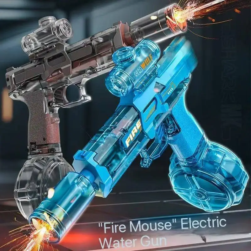 High Pressure Electric Water Gun Toys Summer Outdoor Beach Pool Garden Fight Games Kids Automatic Bursts Watergun Gifts
High Pressure Electric Water Gun Toys Summer Outdoor Beach Pool Garden Fight Games Kids Automatic Bursts Watergun Gifts