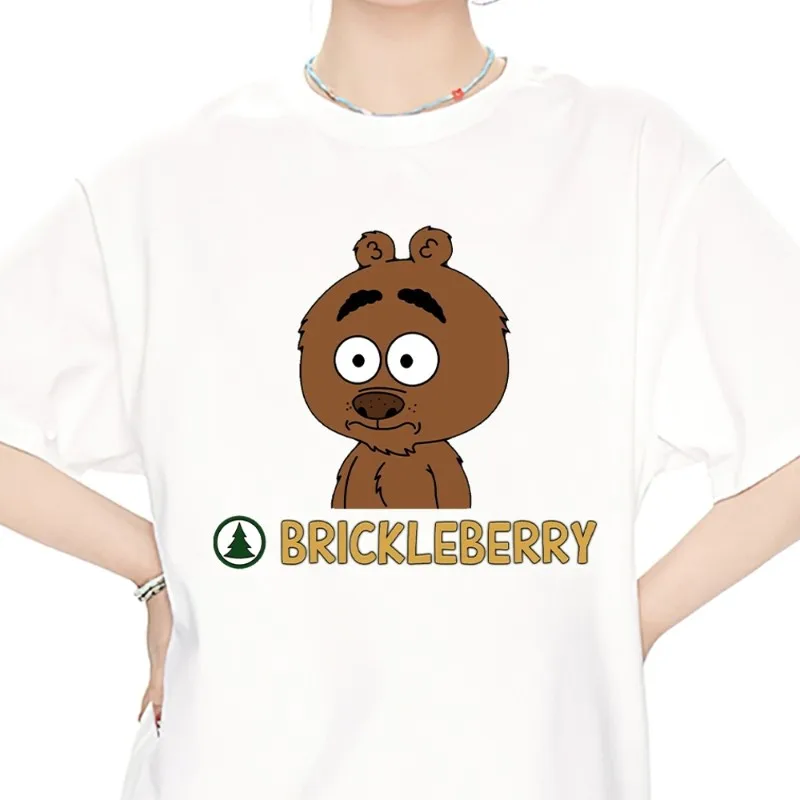 Cartoon B-Brickleberry T Shirt Men Couple Combination Clothes Short Sleeve Collar Fashion Women Cotton 
Cartoon B-Brickleberry T Shirt Men Couple Combination Clothes Short Sleeve Collar Fashion Women Cotton