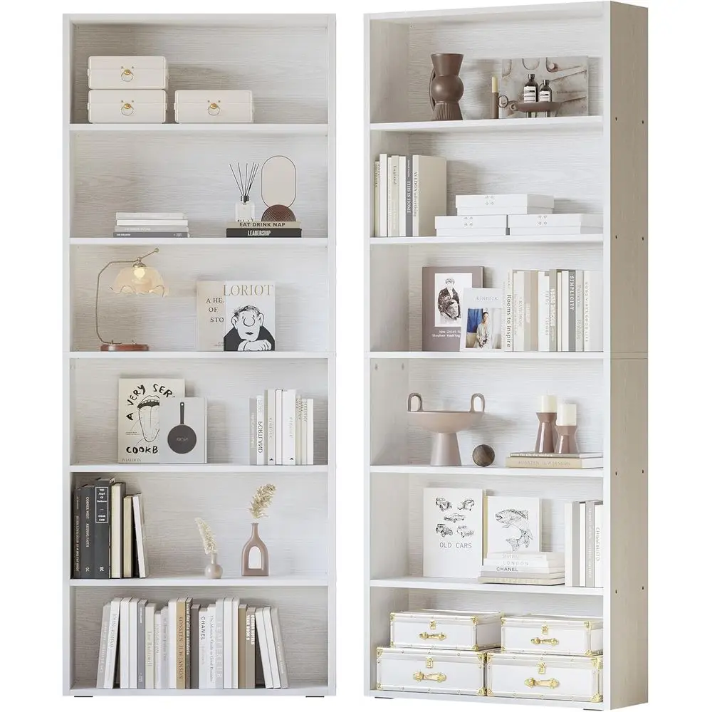 2-Tier Standing 6-Tier Display Storage Shelves, 70 Tall Bookcase for Home Decor and Office, Suitable for Living Room, Bedroom
2-Tier Standing 6-Tier Display Storage Shelves, 70 Tall Bookcase for Home Decor and Office, Suitable for Living Room, Bedroom