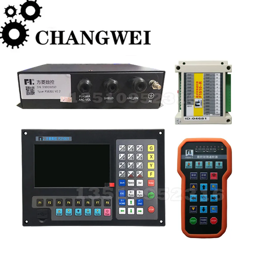 F2100t V 5.0 Plasma Flame Cutting Machine Controller 2 Axis Cnc System+f16301 Voltage Divider+f1510 Remote Control And Receiver
F2100t V 5.0 Plasma Flame Cutting Machine Controller 2 Axis Cnc System+f16301 Voltage Divider+f1510 Remote Control And Receiver