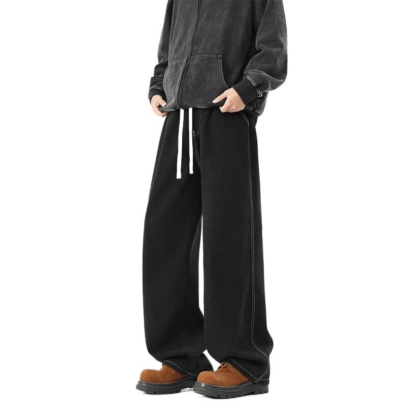 Мужские весенне-летние свободные модные джинсы в американском стиле, новые прямые ретро-брюки с широкими штанинами, повседневные длинные брюки
Мужские весенне-летние свободные модные джинсы в американском стиле, новые прямые ретро-брюки с широкими штанинами, повседневные длинные брюки