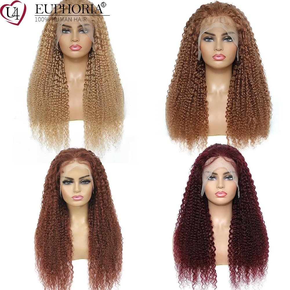 Blonde Kinky Curly Brazilian 13x4 Lace Front Wig Human Hair Wig Colored 30 33 99J Curly Wig Lace Wigs Pre Plucked EUPHORIA
Blonde Kinky Curly Brazilian 13x4 Lace Front Wig Human Hair Wig Colored 30 33 99J Curly Wig Lace Wigs Pre Plucked EUPHORIA