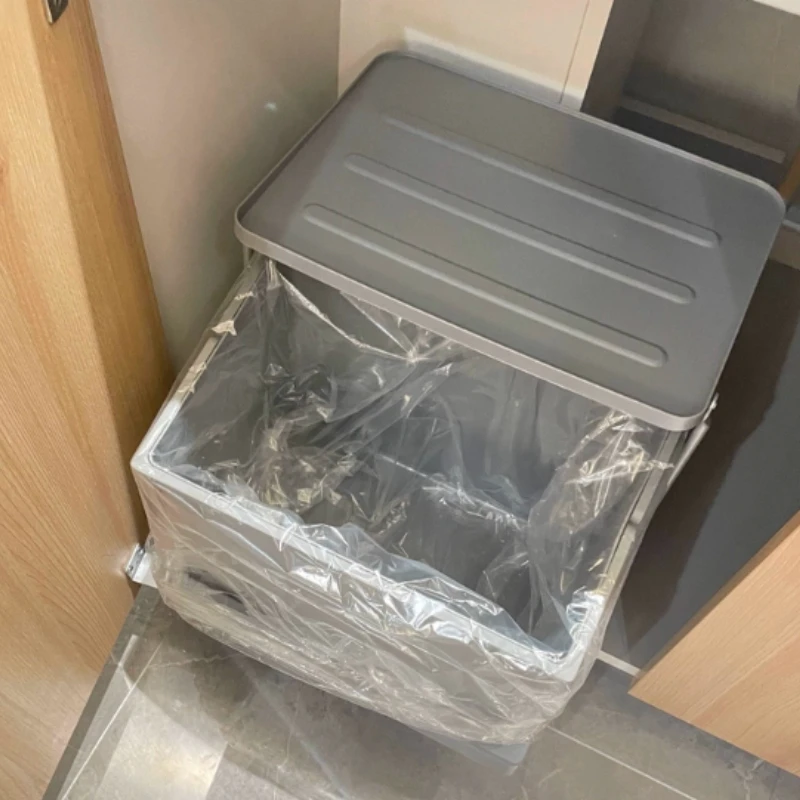 Hidden Kitchen Garbage Bin for Sink Cabinet Narrow Pull Out Trash Can Under Counter Waste Container with Lid Drawer Waste Bins
Hidden Kitchen Garbage Bin for Sink Cabinet Narrow Pull Out Trash Can Under Counter Waste Container with Lid Drawer Waste Bins
