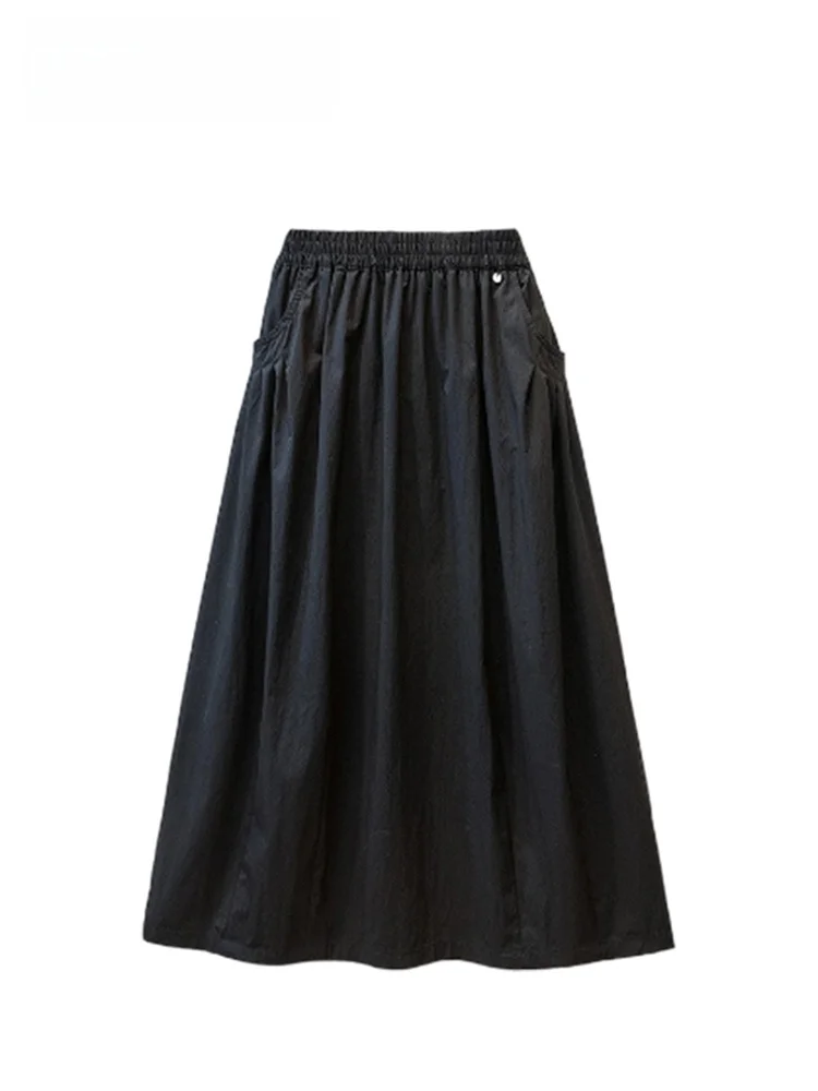 Юбка больших размеров с высокой талией для женщин, новая летняя универсальная утягивающая юбка Sle Ele с мясным покрытием 
Юбка больших размеров с высокой талией для женщин, новая летняя универсальная утягивающая юбка Sle Ele с мясным покрытием