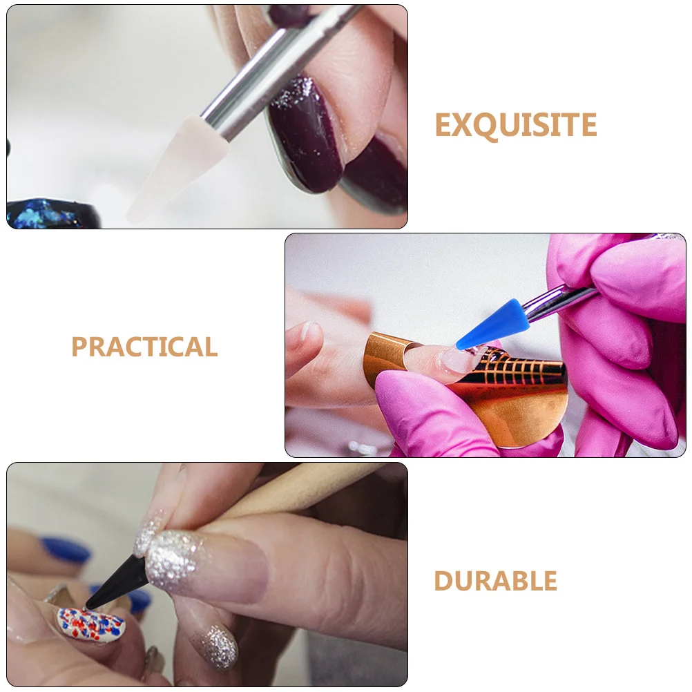 6Pcs Waterproof Wax Picker Head Replaceable Nail Pen Head Detachable Rhinestones Picker for Manicure Nail Art Decoration
6Pcs Waterproof Wax Picker Head Replaceable Nail Pen Head Detachable Rhinestones Picker for Manicure Nail Art Decoration