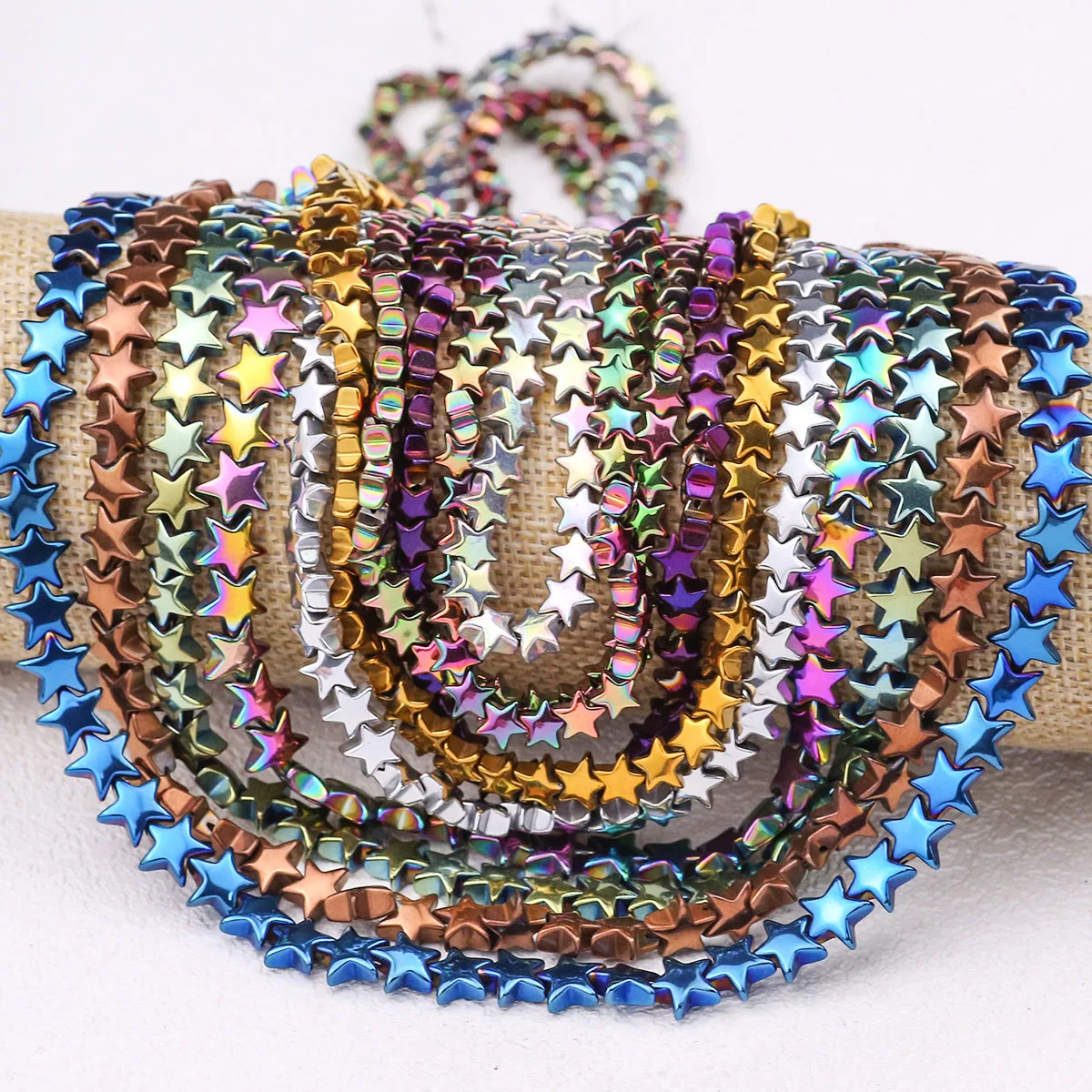 Pentagram Curved Hematite Star Shaped Stone Loose Beads 6/8mm For Jewelry Making DIY Earrings Bracelets Pendants Accessories
Pentagram Curved Hematite Star Shaped Stone Loose Beads 6/8mm For Jewelry Making DIY Earrings Bracelets Pendants Accessories