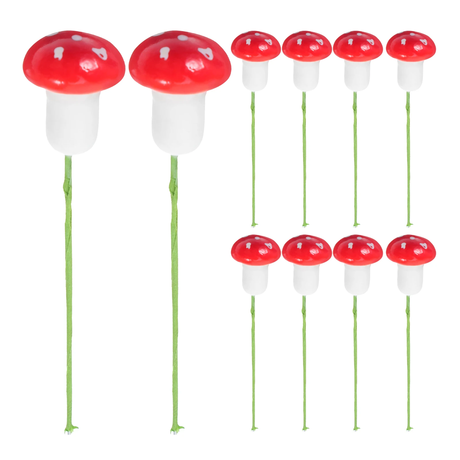 10 Pcs Micro Landscape Decors Mushrooms Miniature Bonsai Decorations with Bendable Metal Wire for Flower Pot Plant
10 Pcs Micro Landscape Decors Mushrooms Miniature Bonsai Decorations with Bendable Metal Wire for Flower Pot Plant