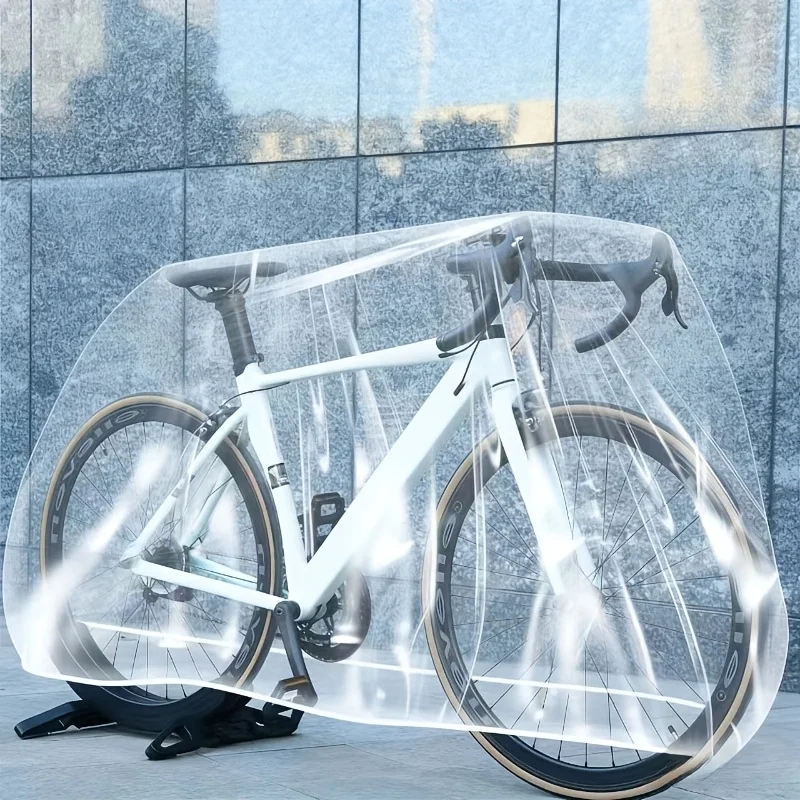 2pcs, Transparent PVC Cover with Elastic Pleated Canopy - Heavy-Duty & Cover Suitable for Training Bikes, Household Bicycles, Motorcycles, Portable Fit for Storage, , Outdoor Protection
2pcs, Transparent PVC Cover with Elastic Pleated Canopy - Heavy-Duty & Cover Suitable for Training Bikes, Household Bicycles, Motorcycles, Portable Fit for Storage, , Outdoor Protection