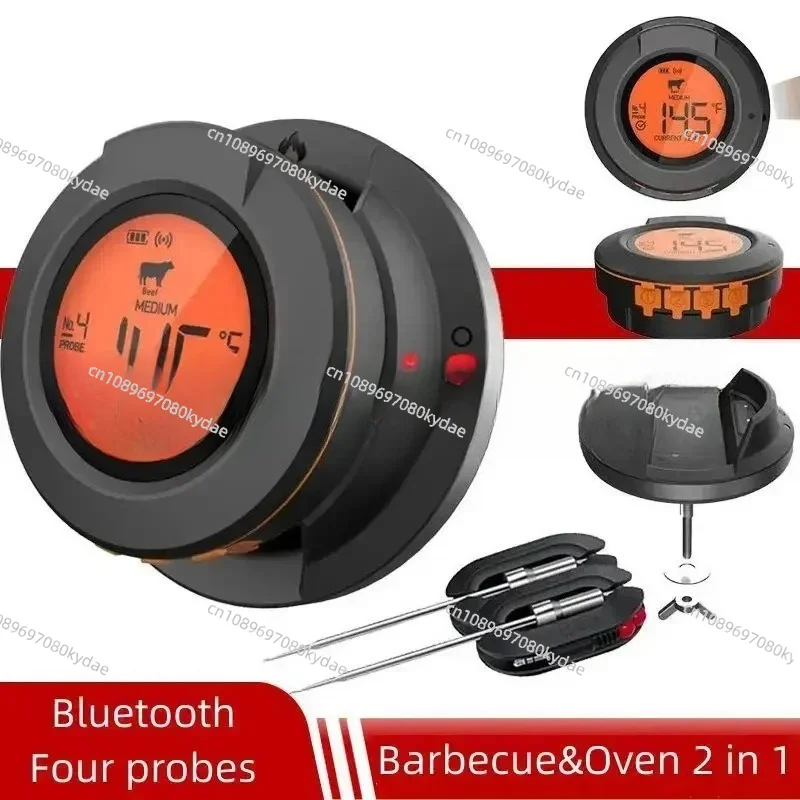 Digital Bluetooth Thermometer High Temperature 500°C for Oven Grill BBQ Meat Cooking Kitchen Tools
Digital Bluetooth Thermometer High Temperature 500°C for Oven Grill BBQ Meat Cooking Kitchen Tools